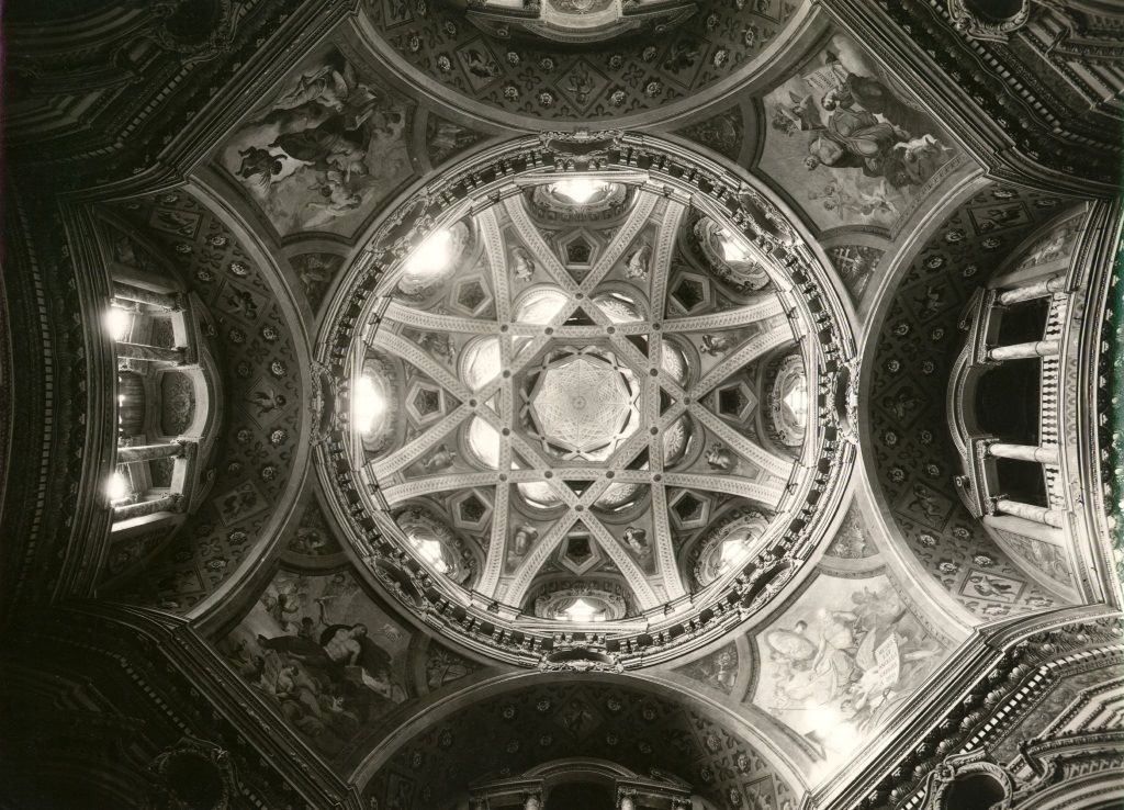 Torino- Reale Chiesa S.Lorenzo- - (interno Cupola). Torino- Chiesa Di San Lorenzo, Piazza Castello, Interno, Vista Assiale Dal Basso Della Cupola; 1930 ca.; stampa alla gelatina bromuro d'argento; 171