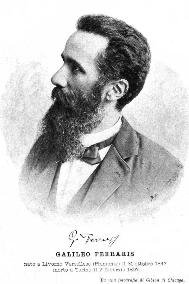 Galileo Ferraris , Italian physicist, electrical engineer