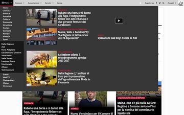 The atnews.it home page in 2022