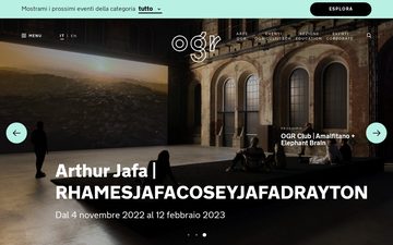 La home page di ogrtorino.it nel 2023