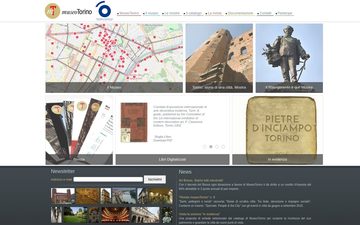 La home page di museotorino.it nel 2016