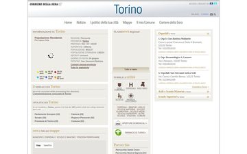 La home page di torino.corriere.it nel 2016
