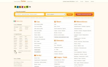 La home page di torino.bakeca.it nel 2014