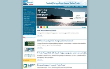 La home page di smatorino.it nel 2012