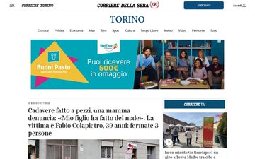 La home page di torino.corriere.it, 26 settembre 2026