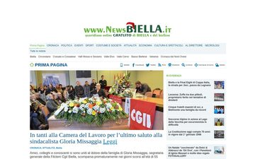 Главная страница newsbiella.it в 2018 году