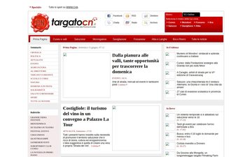 La home page di targatocn.it nel 2010