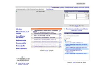 La home page di asl.at.it nel 2008