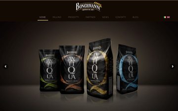 La home page di bongiovannitorino.it nel 2020