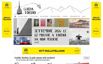 The guidatorino.com home page, 25 September 2026