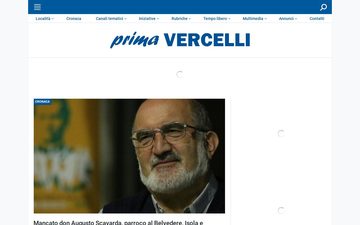 La home page di primavercelli.it nel 2023