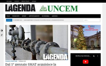 The lagendanews.com home page in 2023