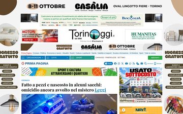 La home page di torinoggi.it, 26 settembre 2026