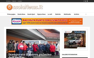 Главная страница ossolanews.it в 2017 году