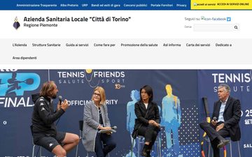 La home page di aslcittaditorino.it nel 2023