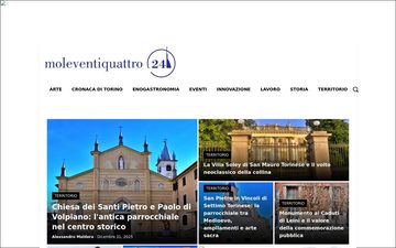 La home page di mole24.it nel 2026