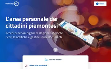 Главная страница piemontetu.it, 25 сентября 2026